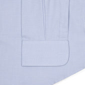 Tailored Fit Puppytooth Cotton And Cashmere Shirt In