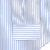 Tailored Fit Exclusive Budd Stripe Double Cuff Shirt In