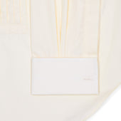 Sea Island Cotton Classic Fit Hand Pleated Dress Shirt In