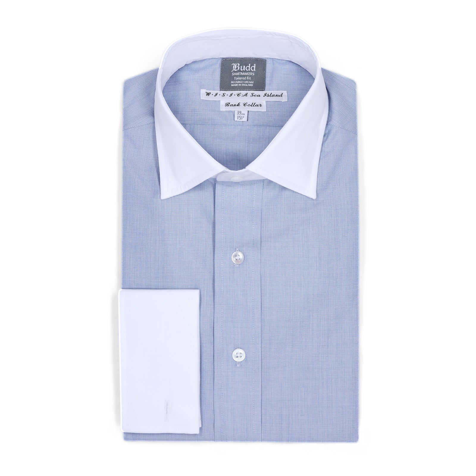 Exclusive Sea Island Cotton Tailored Fit Winchester Shirt In End On End