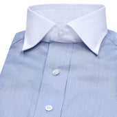 Exclusive Sea Island Cotton Tailored Fit Winchester Shirt In End On End