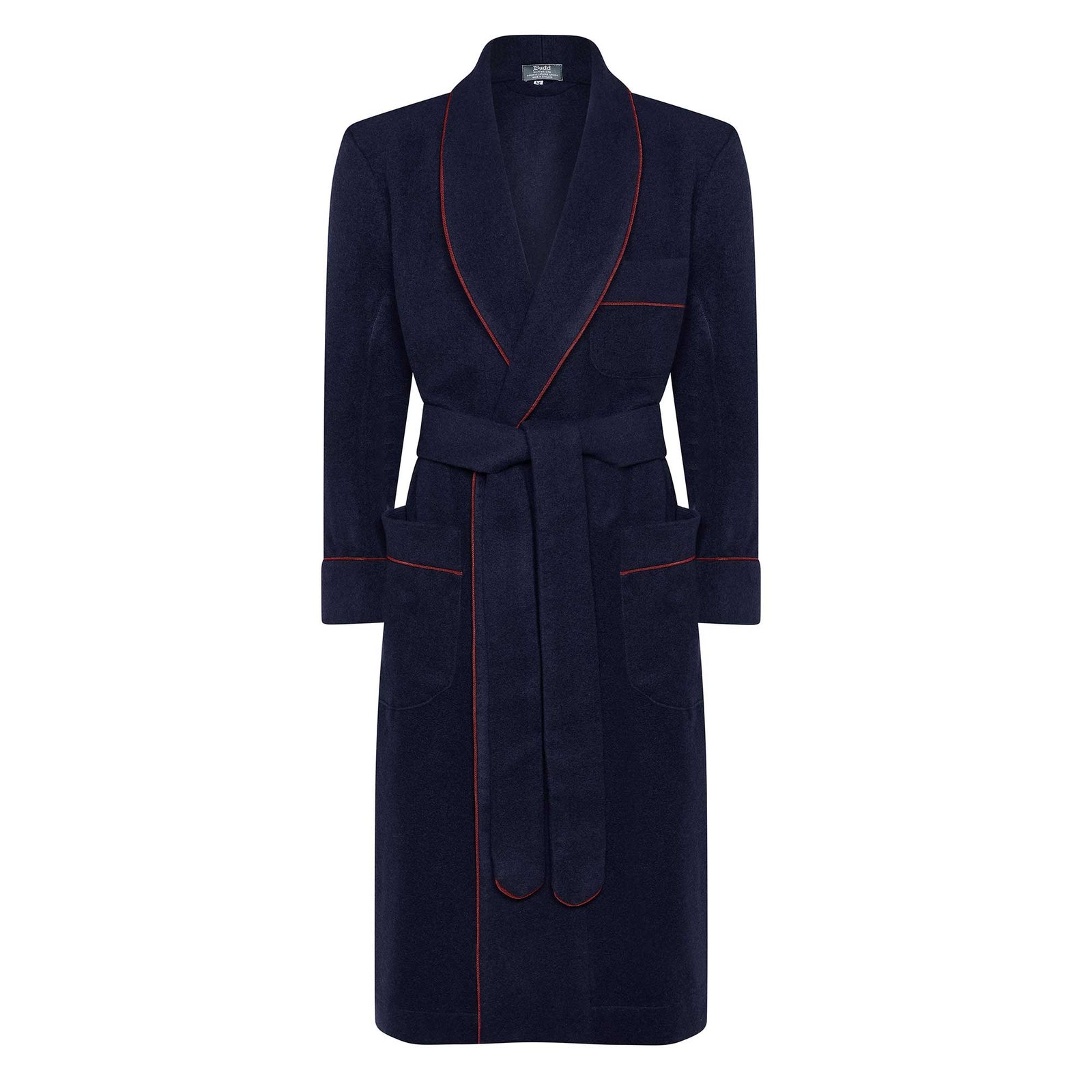Pure Cashmere Dressing Gown In And Wine