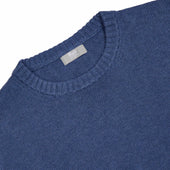 Hayle Cotton Relaxed Knit Crew Neck Jumper In