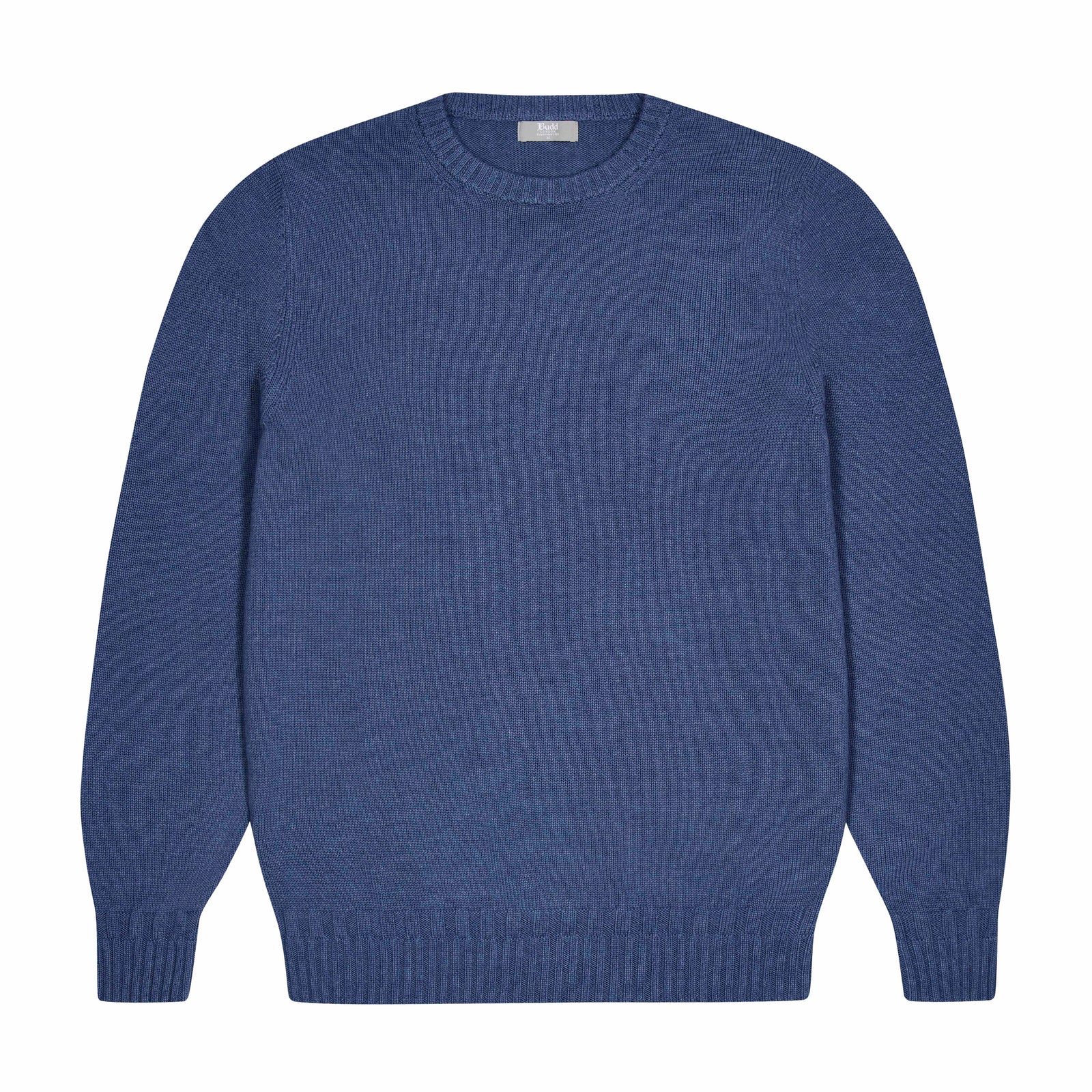 Hayle Cotton Relaxed Knit Crew Neck Jumper In