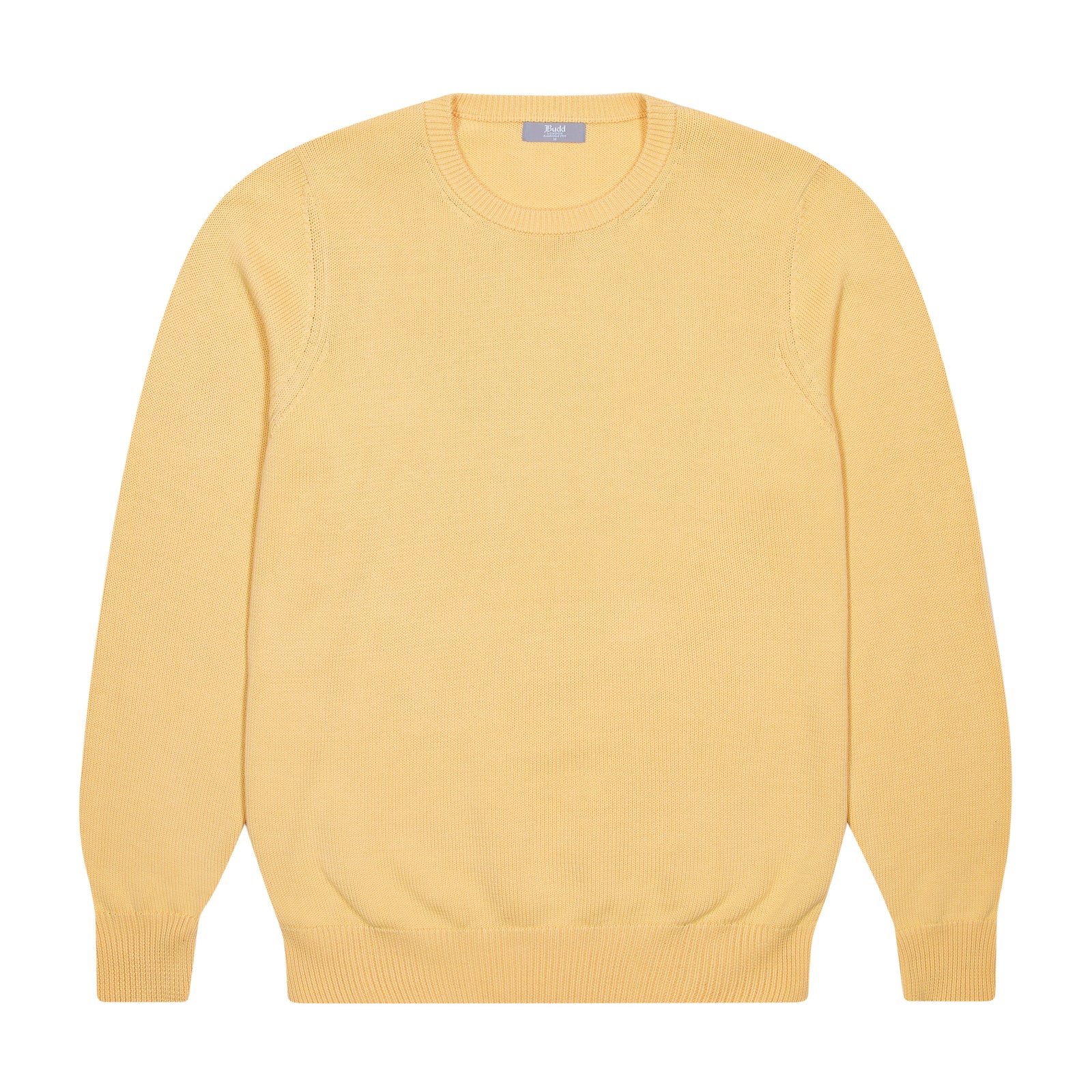 Hayle Cotton Relaxed Knit Crew Neck Jumper In Laguna