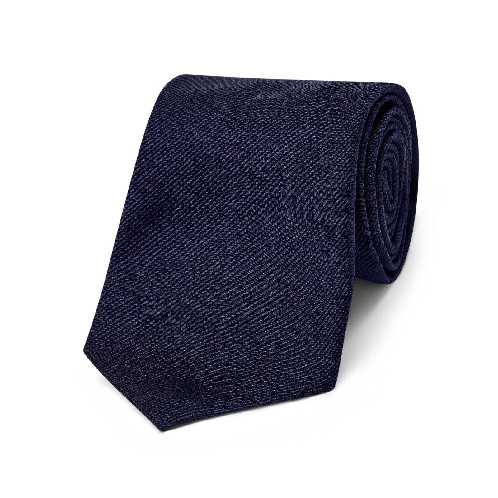 Plain Silk Twill Tie In