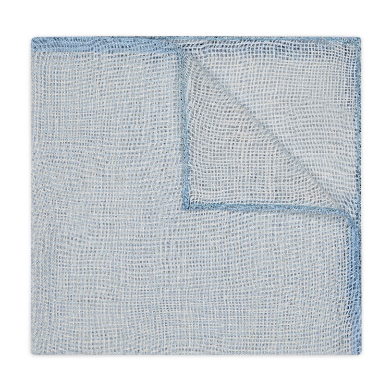 Puppytooth Linen Pocket Square In