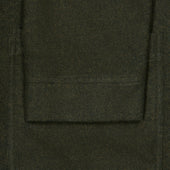English Wool Flannel Chore Jacket in Loden Green