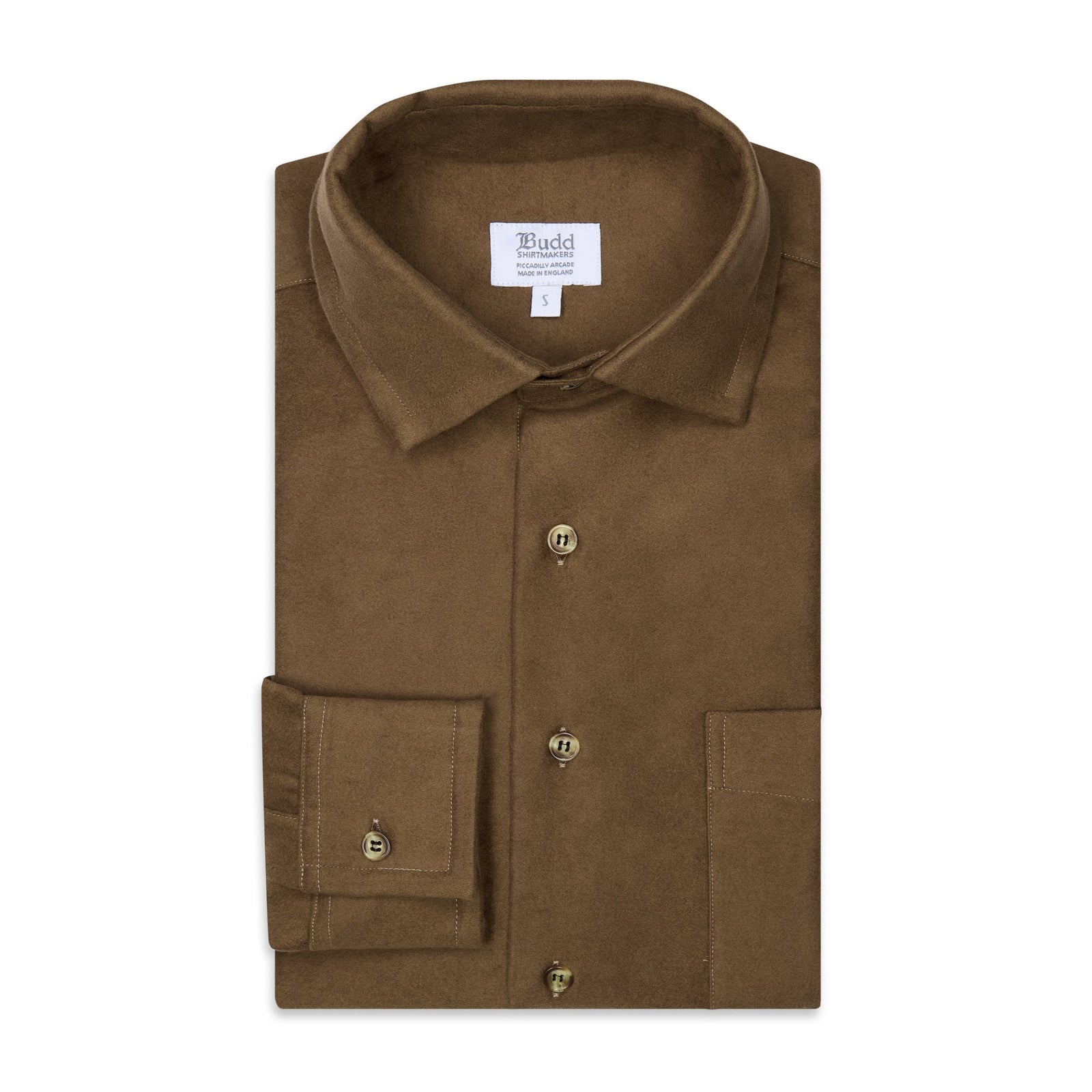 Casual Fit Moleskin Overshirt In