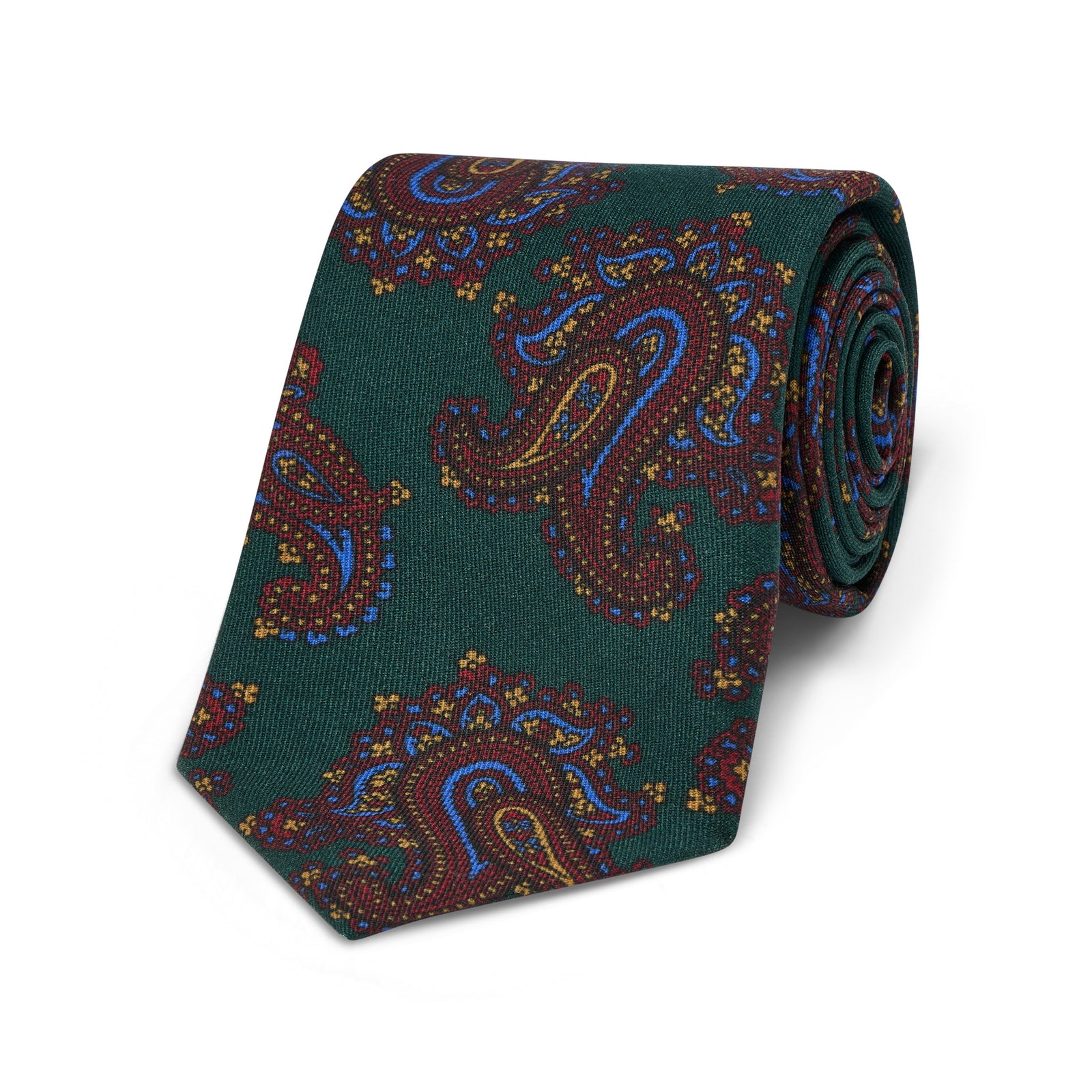 Paisley Medallion Fine Wool Tie In