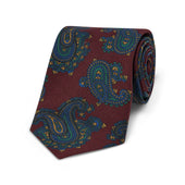 Paisley Medallion Fine Wool Tie In