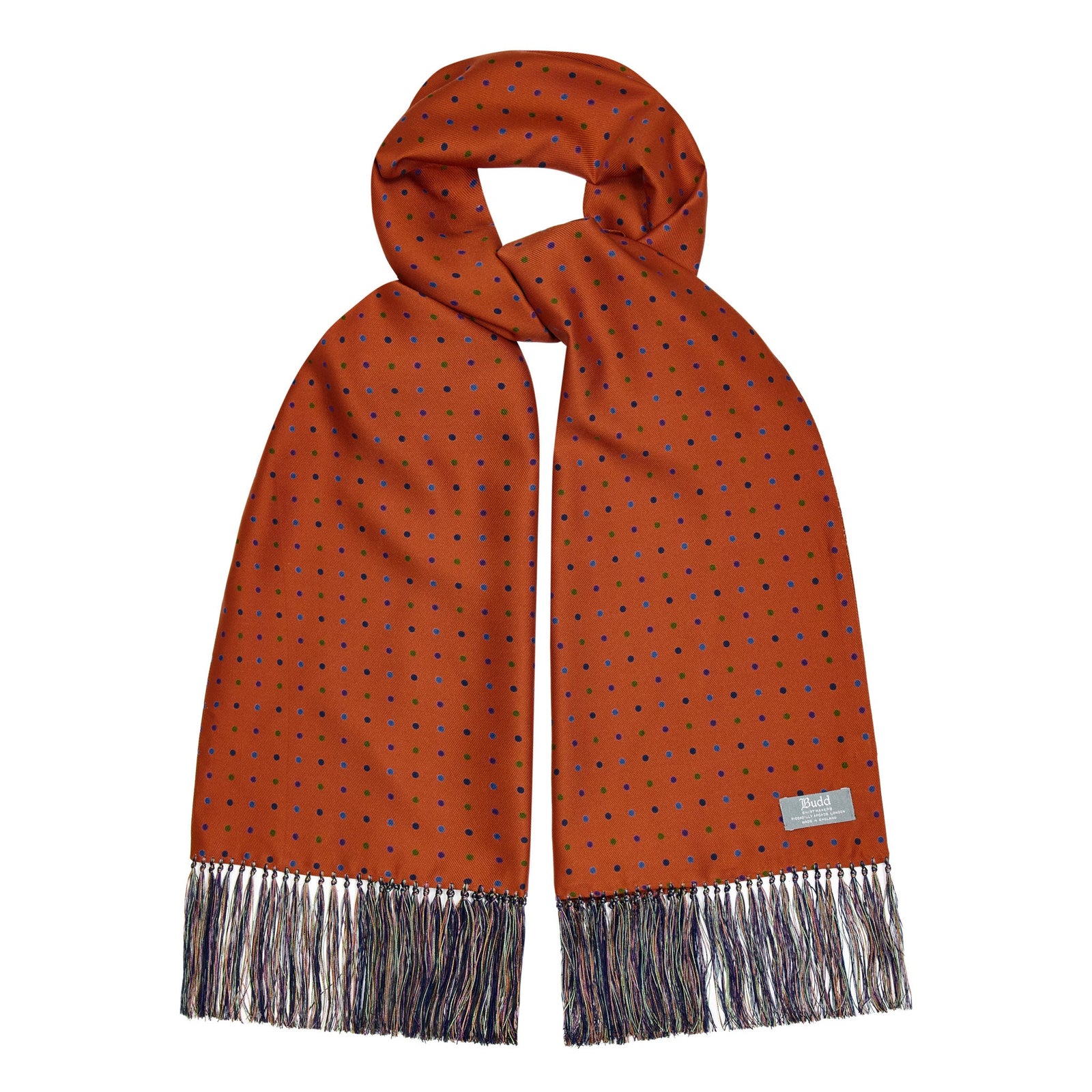 Harlequin Polka Dot Silk Twill Scarf In