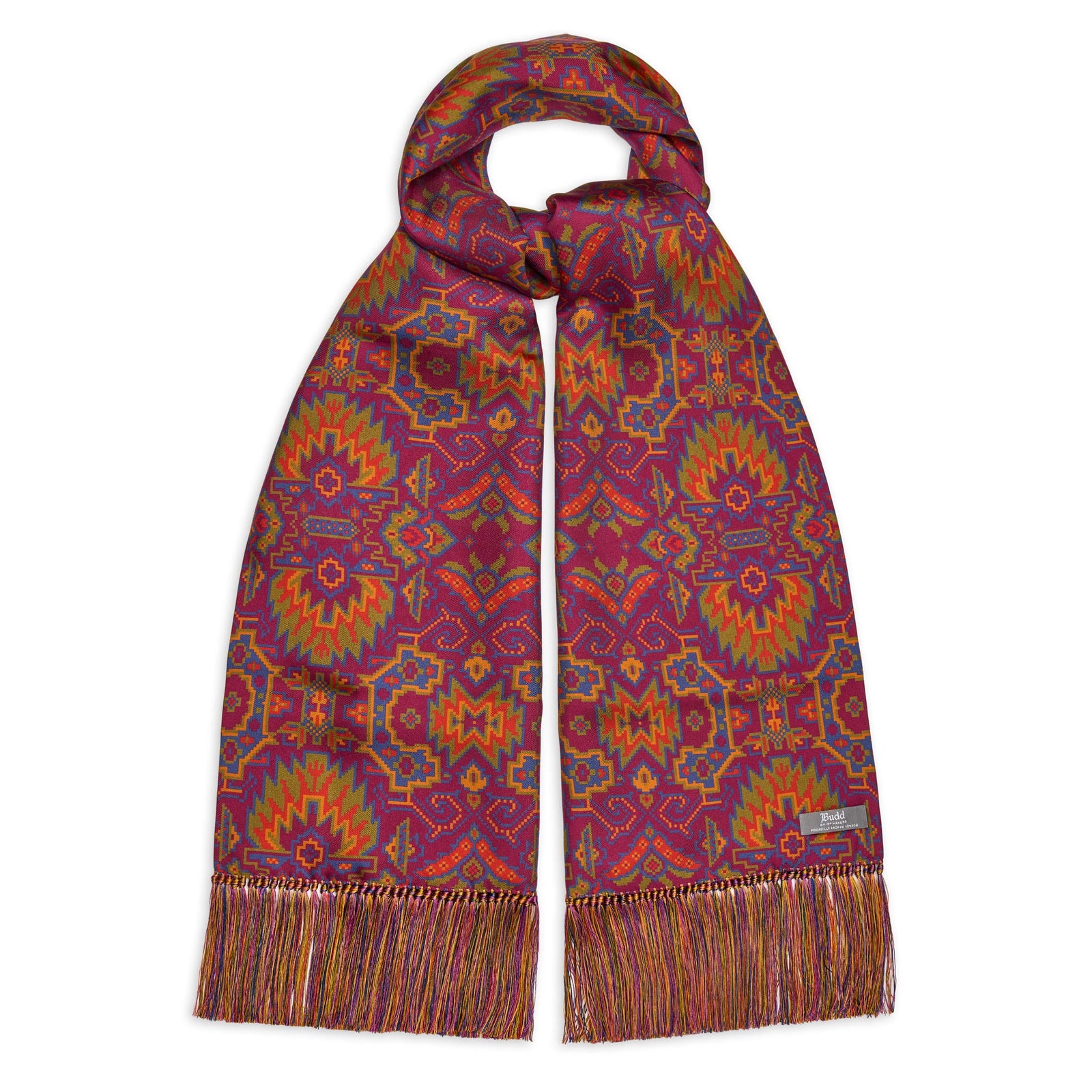 Andean Mosaic 36oz Silk Scarf In