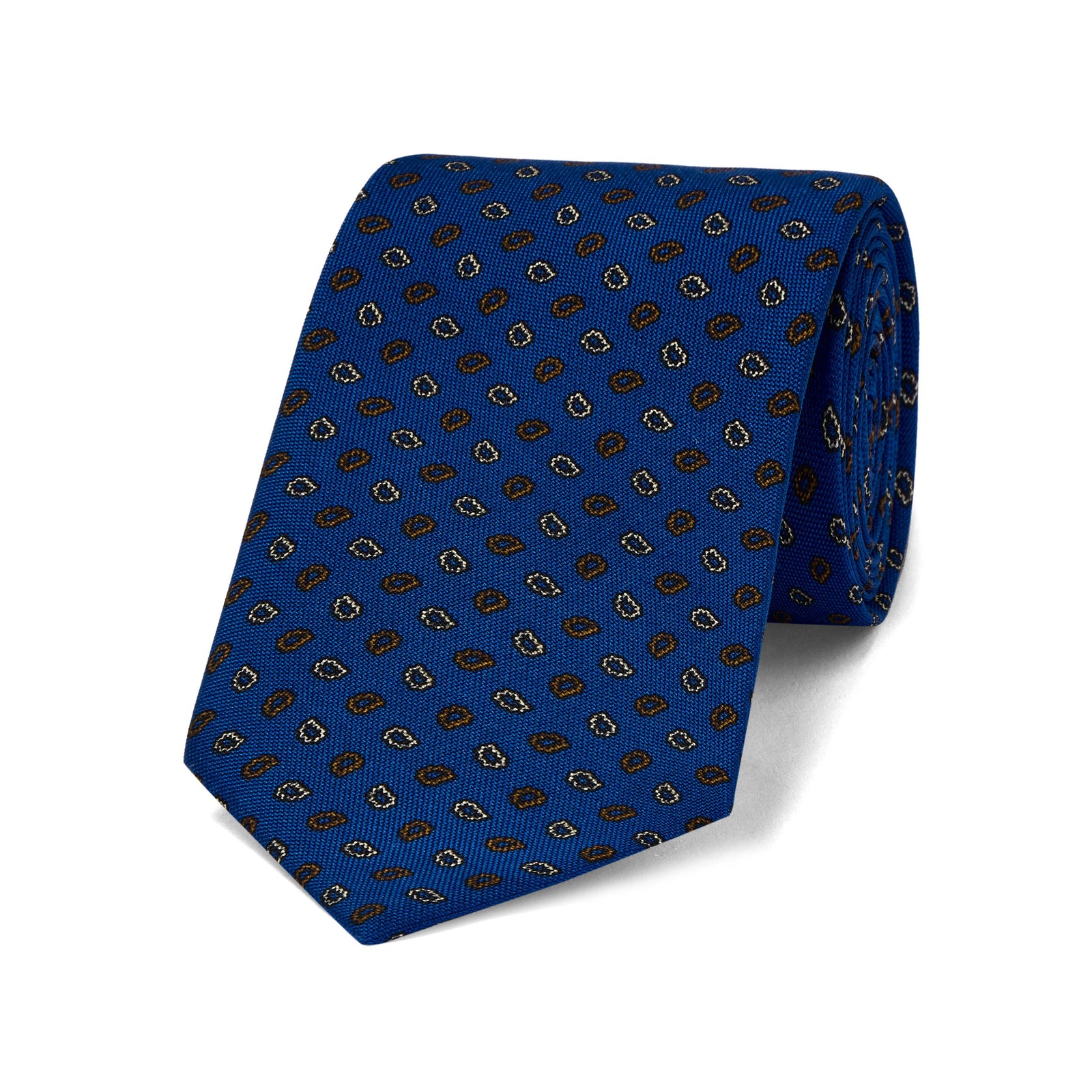 Cascading Leaf Panama Silk Tie In