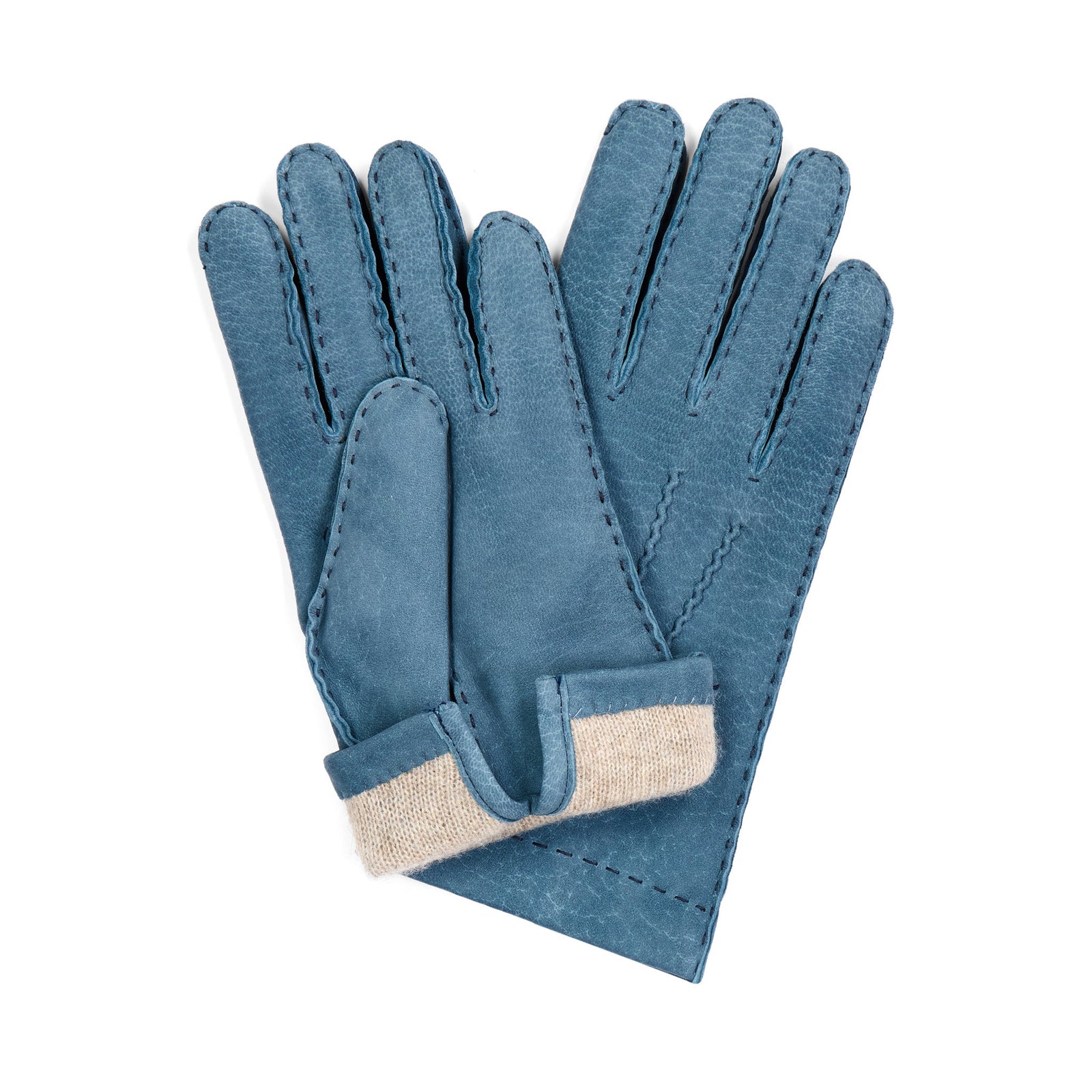 Tyrol Nubuck Leather Cashmere Lined Gloves In