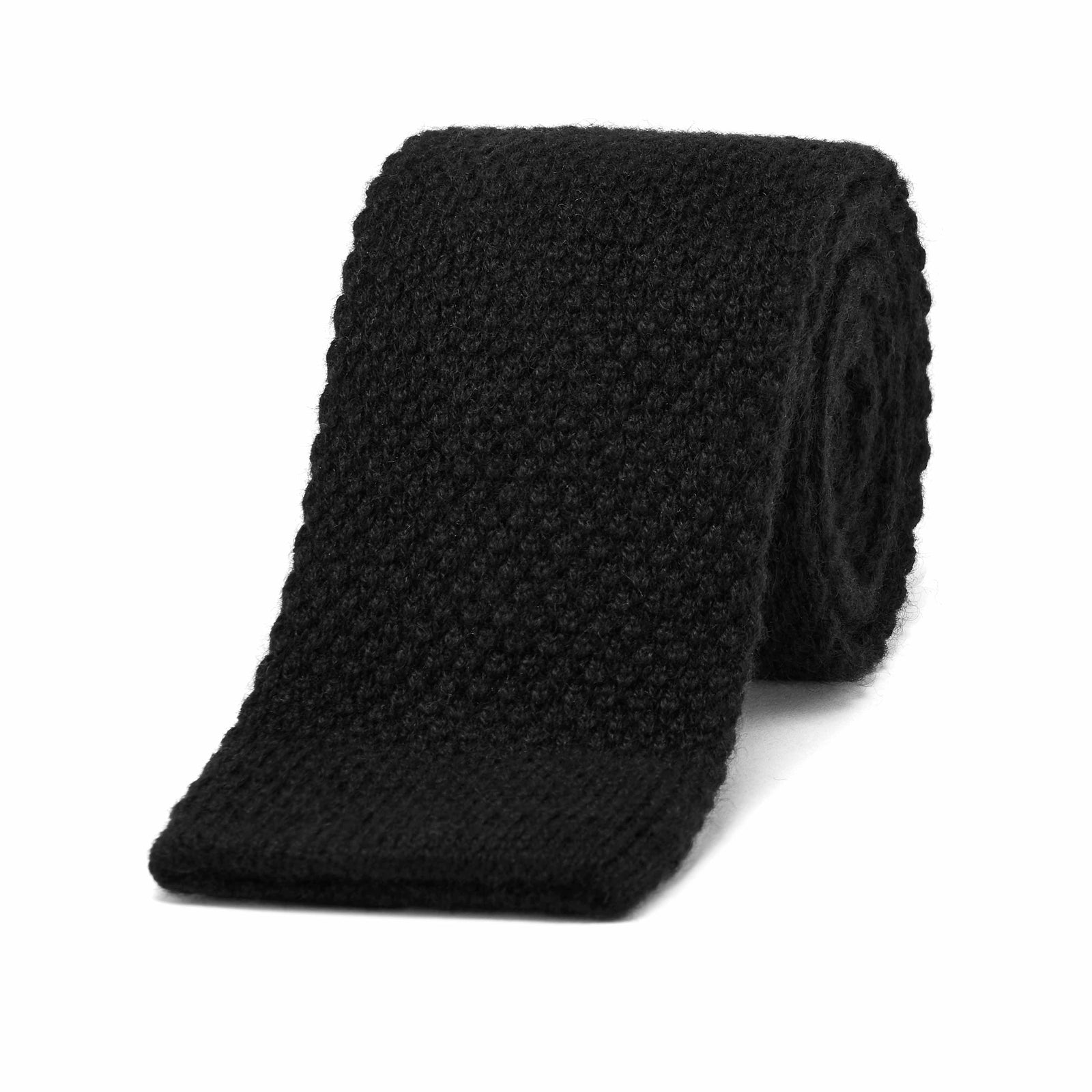 Pure Cashmere Knitted Tie In