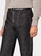 Straight Leg Tapered Jeans
