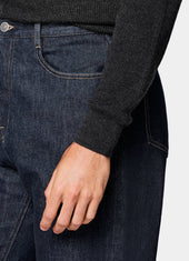 Straight Leg Tapered Jeans