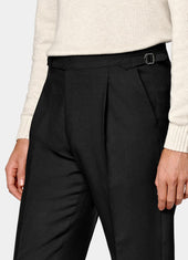 Slim Leg Tapered Suit Trousers
