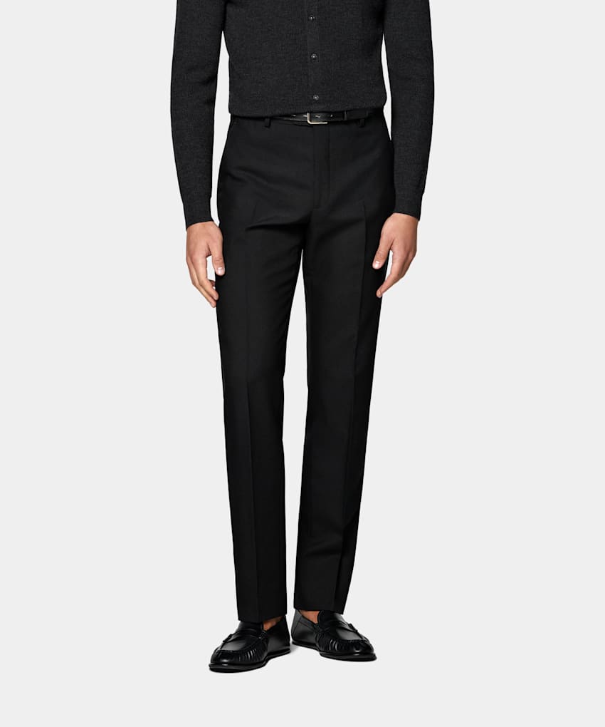 Straight Leg Suit Trousers