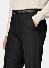 Slim Leg Straight Trousers