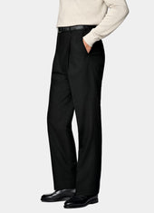 Wide Leg Straight Trousers
