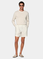 Striped Straight Leg Shorts