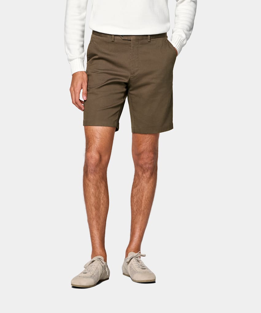 Slim Leg Chino Shorts