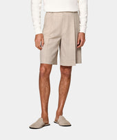 Sand Wide Leg Shorts