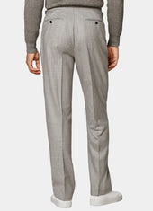 Wide Leg Straight Trousers
