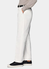 Wide Leg Tapered Trousers