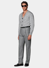 Wide Leg Straight Trousers