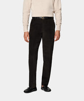 Dark Brown Straight Leg Trousers