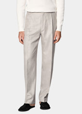 Wide Leg Straight Trousers