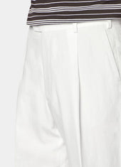 Wide Leg Straight Trousers