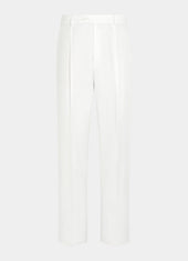 Wide Leg Straight Trousers