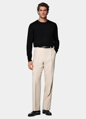 Wide Leg Straight Trousers