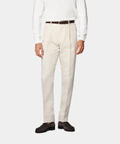 Wide Leg Tapered Trousers