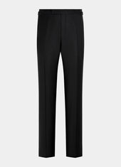 Straight Leg Tuxedo Trousers