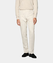 Sand Straight Leg Suit Trousers