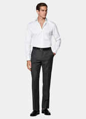 Straight Leg Suit Trousers