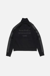 Zip Up Logo Cardigan