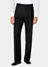 Wide Leg Straight Tuxedo Trousers