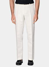 Straight Leg Suit Trousers