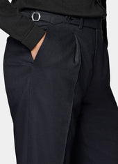 Slim Leg Tapered Suit Trousers