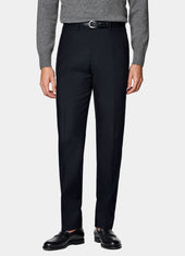 Slim Leg Straight Trousers