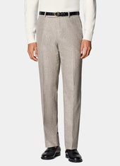 Straight Leg Suit Trousers