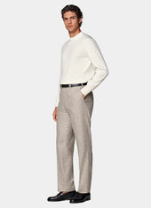 Straight Leg Suit Trousers