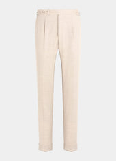 Slim Leg Tapered Suit Trousers