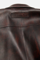 Leather Overshirt